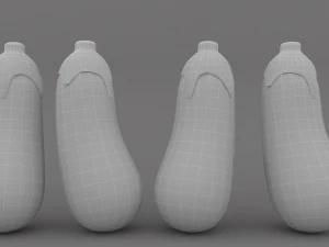 Eggplant Fruit v001 3D Model