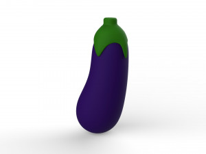 Eggplant Fruit v002 3D Model