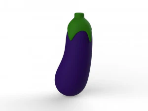 Eggplant Fruit v002 3D Model