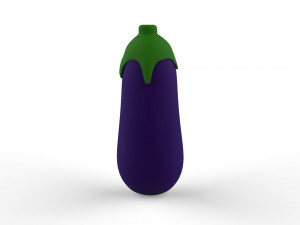 Eggplant Fruit v002 3D Model