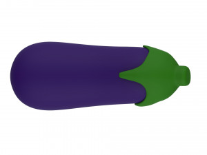 Eggplant Fruit v002 3D Model