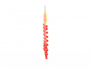 New Year Firecracker v001 3D Model