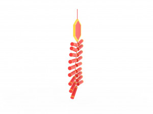 New Year Firecracker v001 Modèle 3D