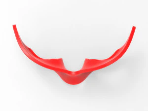 Red basic mask v001 3D Model