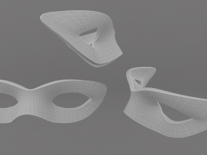 Red basic mask v001 Modello 3D