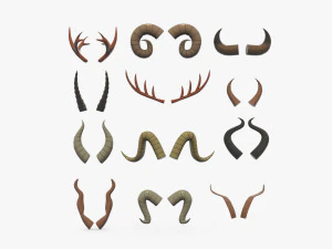 ホーンパック v001 3Dモデル