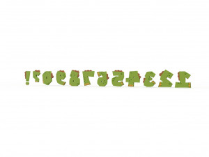 Numbers Animal Dinosaur v001 Modello 3D