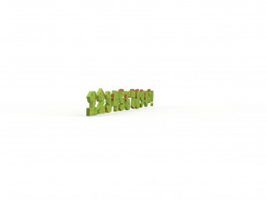 Numbers Animal Dinosaur v001 Modello 3D