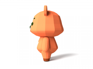 Character B100 Bear Cute Model 3D