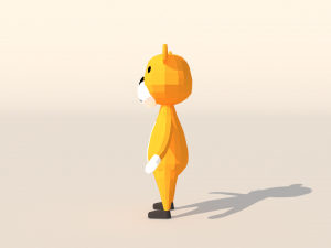 Character B097 Tiger Cute 3Dモデル