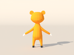 Character B097 Tiger Cute 3Dモデル