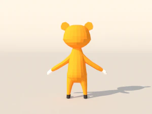 Character B097 Tiger Cute 3D Model