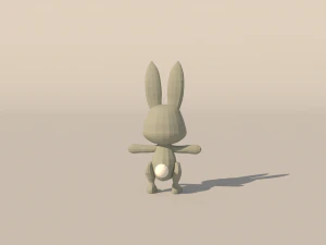 Personaggio B095 Coniglio carino Modello 3D
