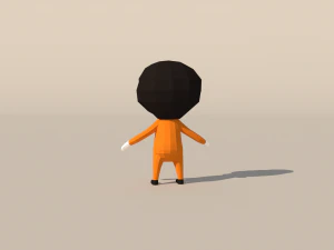 Character B094 Lion Cute 3D Model