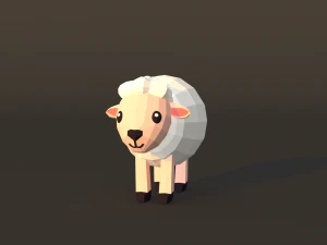 Karakter B093 Koyun Sevimli 3D Model