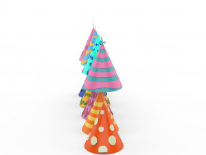 Birthday Hat Collection v001 3D Model