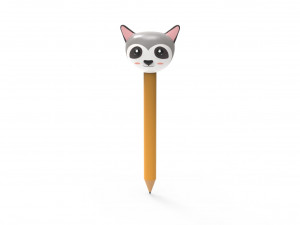 Pencil ratel school supplies v001 3Dモデル