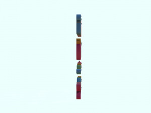 Cartoon Number v001 Modelo 3D