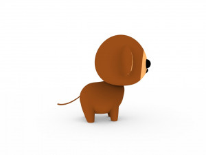 Cartoon Monkey v001 3D Model