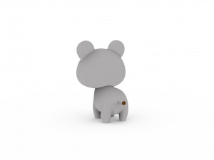 Cartoon Rat v001 3Dモデル