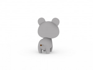 Cartoon Rat v001 3Dモデル