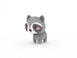 Cartoon Ratel v001 3Dモデル