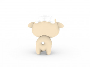 Cartoon Sheep v001 3D 模型
