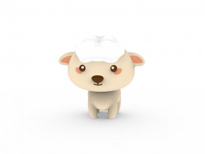 Cartoon Sheep v001 3D 模型