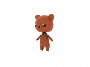 Cartoon Bear v002 3D Modelo 3D