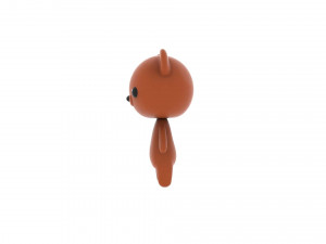 Cartoon Bear v002 3D Modelo 3D