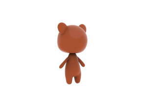 Cartoon Bear v002 3D Modelo 3D