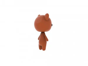 Cartoon Bear v002 3D 3D Model