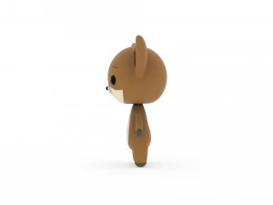 Cartoon Fox v002 3D 3D Model