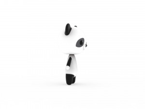 Cartoon Panda v002 3D 3D Модель