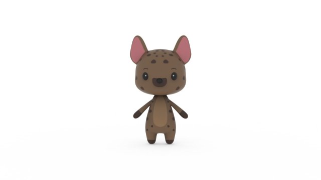 Cartoon Ratel v002 3D 3D-Modell .c4d .max .obj .3ds .fbx .stl .blend 