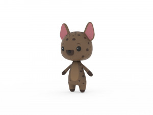 Cartoon Ratel v002 3D 3D-Modell