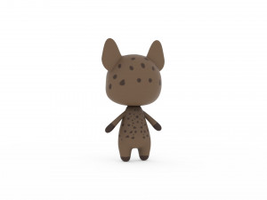 Cartoon Ratel v002 3D 3D-Modell