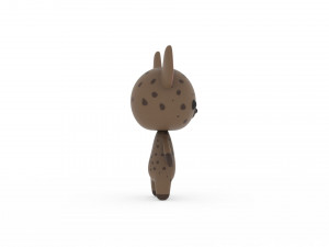 Cartoon Ratel v002 3D 3D-Modell