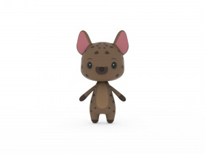 Cartoon Ratel v002 3D 3D-Modell