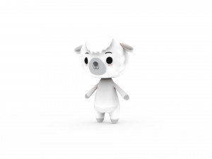 Cartoon Sheep v002 3D Modelo 3D