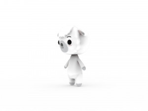 Cartoon Sheep v002 3D Modelo 3D