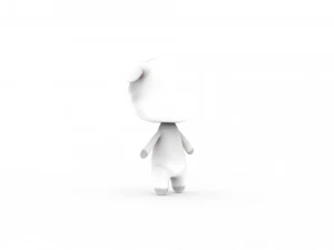 Cartoon Sheep v002 3D 3D Model