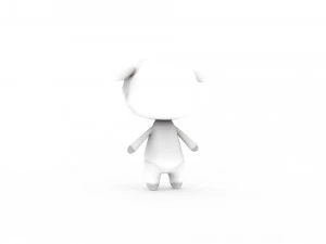 Cartoon Sheep v002 3D 3D Model