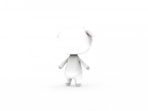 Cartoon Sheep v002 3D 3D Model