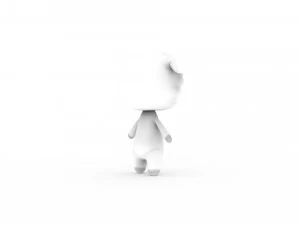 Cartoon Sheep v002 3D 3D Model
