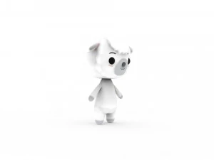 Cartoon Sheep v002 3D 3D Model