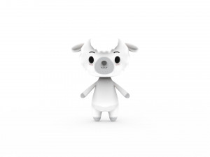 Cartoon Sheep v002 3D Modelo 3D