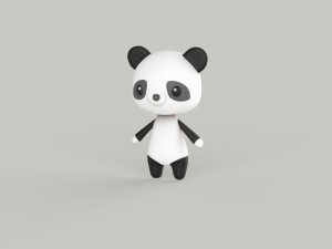 Character Animal Cartoon Pack v002 3D Model