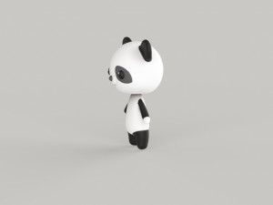 Character Animal Cartoon Pack v002 3D Model