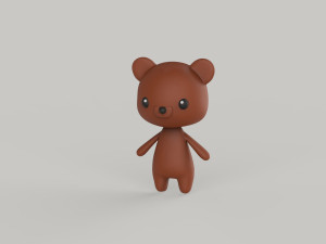 Character Animal Cartoon Pack v002 3D Model